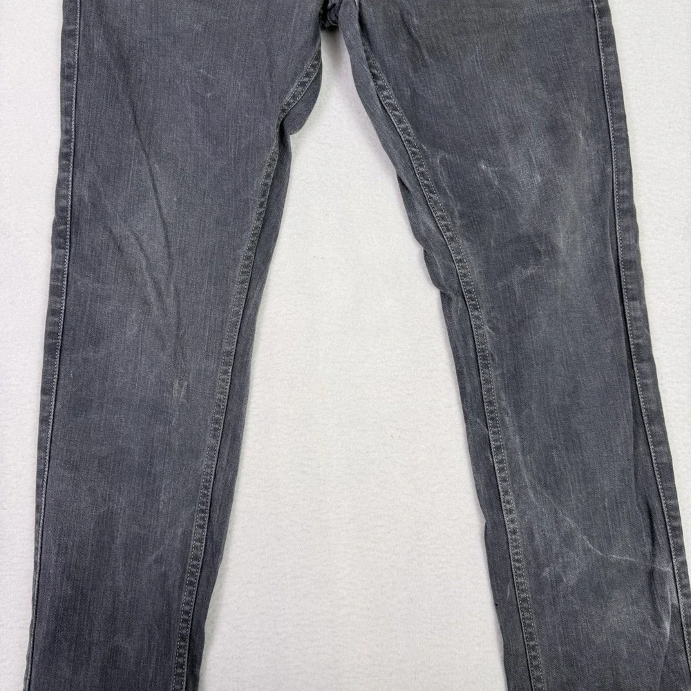Levi's‎ 511 Slim Jeans Mens 32x31 Gray Stretch Denim Side Cinched Waist
